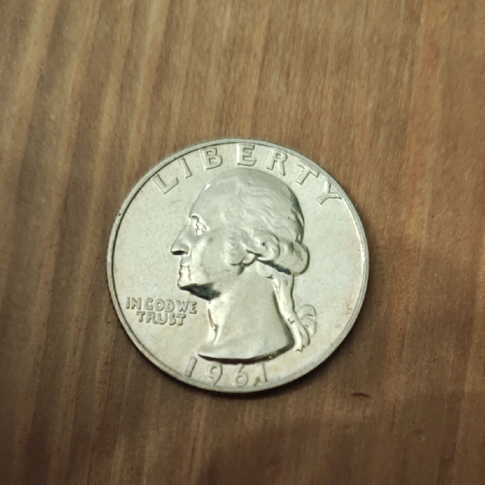 1961 Silver Quarter Coin